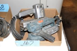 Lot-(1) Craftsman and (1) Black & Decker Various Electric Pad Sanders in (1) Box