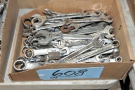 Lot-Standard Mechanics Wrenches in (1) Box