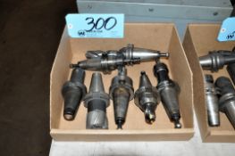 Lot-(7) Various CAT40 Taper Tool Holders in (1) Box