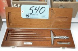 Brown & Sharpe Depth Micrometer with Case