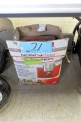 Fusion 4,800 Watt Portable Electric Heater on Floor Under (1) Table