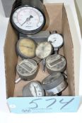 Lot-Various Dial and Digital Force Gauges in (1) Box