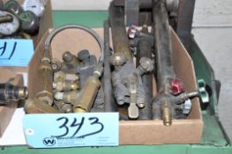 Lot-Various Torch Gauges in (1) Box on Top Shelf