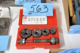 GB Model KOM 50125, Knockout Punch Set with Case