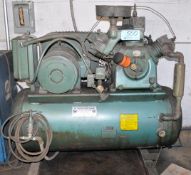 Worthington Model 15XTR-2, 20-HP Horizontal Tank Mounted Air Compressor, (Bldg 2)