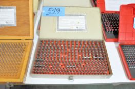 Vermont Gage .251 - .500 Pin Gage Set