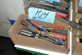 Lot-Flat Blade Screwdrivers in (1) Box