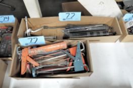 Lot-Caulk Guns and Grease Guns in (2) Boxes