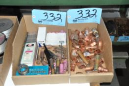Lot-Welding Tips, Guides, Copper Fittings Etc. in (2) Boxes