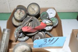 Lot-Various Torch Gauges in (1) Box on Top Shelf