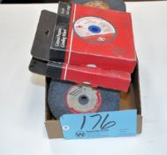 Lot-Various Grinding Wheels in (1) Box on Floor