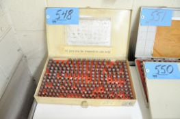 Vermont Gage .251 - .500 Pin Gage Set