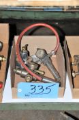 Lot-(3) Various Torch Gauges in (1) Box on Lower Shelf