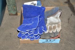 Lot-Welding Gloves in (1) Box on Floor Under (1) Bench