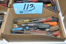 Lot-Flat Blade Screwdrivers in (1) Box