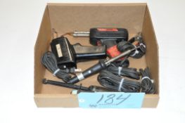 Lot-(5) Various Soldering Guns in (1) Box on (1) Shelf