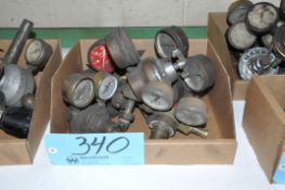 Lot-Various Torch Gauges in (1) Box on Top Shelf