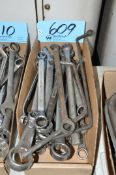 Lot-Standard Mechanics Wrenches in (1) Box
