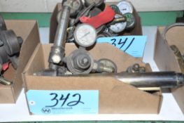 Lot-Various Torch Gauges in (1) Box on Top Shelf