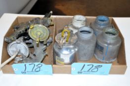 Lot-Pneumatic Spray Cup Guns in (2) Boxes on (1) Shelf