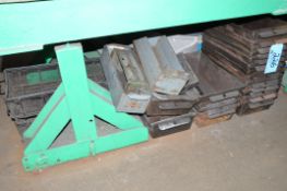 Lot-Steel Tote Pans Under (1) Steel Table