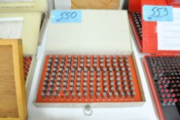 Vermont Gage .501 - .625 Pin Gage Set
