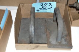 Lot-(2) Steel Flat Weights in (1) Box