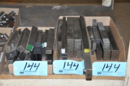 Lot-Setup Bars and Parallel Bars in (3) Boxes Under (1) Table