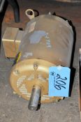 Baldor 10-HP 3-PH Electric Motor on Floor Under (1) Table