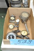 Lot-Various Dial Indicator Gauges in (1) Box