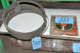 Lot-Band Saw Blades and Circular Saw Blades on (1) Shelf Under (1) Bench