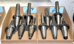 Lot-(10) CAT50 Taper Tool Holders in (2) Boxes