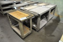 Lot-(5) Rubbermaid Style Shop Carts