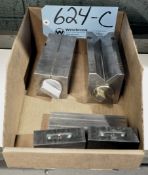Lot-Various Setup Blocks and (2) Magnetic Blocks in (1) Box