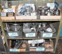 Lot-Various Tooling in (6) Boxes and (3) Tote Pans
