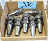 Lot-(7) CAT40 Taper Collet Type Tool Holders in (1) Box