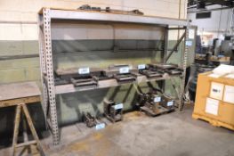 Lot-(2) Sections Shelving with (1) Section Pallet Racking