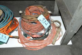 Lot-Extension Cords and Power Strips Under (1) Bench