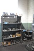 Lot-(2) Section Shelving, (2) Stands, (Contents Included)
