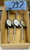 Lot-(3) Various Mitutoyo Dial Force Indicators in (1) Box