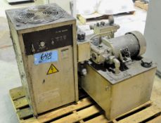 Lot-(1) Hydraulic Unit with Oil Temp Chiller on (1) Pallet