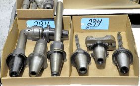 Lot-(7) CAT50 Taper Tool Holders in (2) Boxes