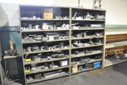 Lot-(7) Sections Shelving, (Contents Included)