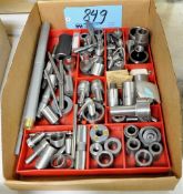 Lot-Misc. Inspection Tooling in (1) Box with Red Organizer Trays in (1) Box on Floor