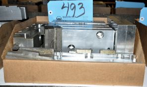 Lot-Various Machine Vise Jaws in (1) Box Under (1) Bench