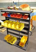 Portable Parts Bin Rack with Bins