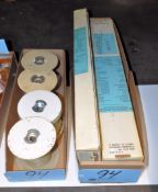 Lot-Wax Filet and Wax Cord in (2) Boxes on Floor Under (1) Table