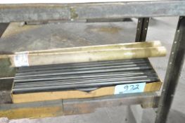 Lot-Steel Hollow Round Cutoff Stock in (1) Box Under (1) Bench