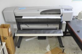 Hewlett Packard DesignJet 500 Color Plotter, (Upstairs)