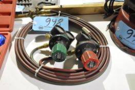 Oxygen/Acetylene Hose with Torch and Victor Gauges